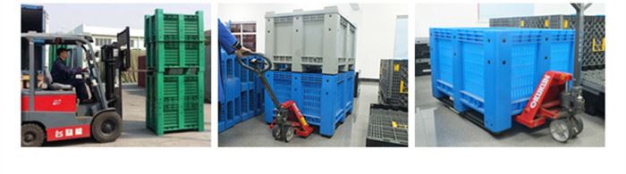 rigid plastic pallet box