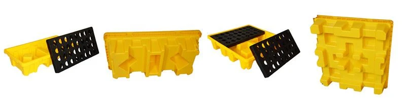Flexible Sidewall Plastic Spill Pallets