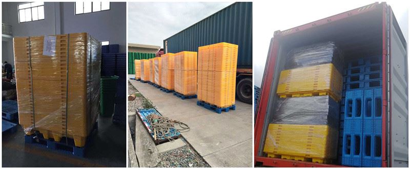 2 drum Flexible Sidewall Plastic Spill Pallets