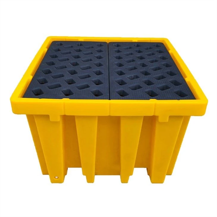พาเลทบรรจุสารหกรั่วไหลของโพลีเอทิลีน IBC