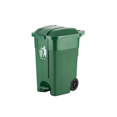 ถังขยะสีเขียว 50L\/70L ล้อ